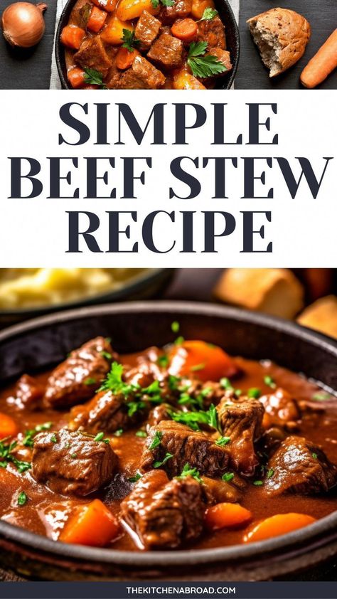 Embrace the simplicity of our beef stew recipes easy stove top, or experience the set-it-and-forget-it convenience of a beef stew recipe crockpot slow cooker. It's the ultimate comfort food for any day. #GourmetSoupCreations Stews Recipes Stove Top, Best Ever Slow Cooker Beef Stew, Fall Crockpot Recipes Beef Stew, Southern Beef Stew Stove Top, Beef Stew For One, Beef Stew And Gravy, Rustic Beef Stew Recipe, Simple Stew Meat Recipes, Easy Beef Stew Stove Top Simple