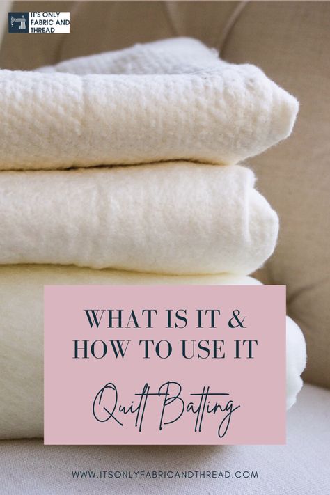 Quilt Batting - What is it & when different batting types are used? - It's Only Fabric And Thread Snowflake Stitch, Modern Christmas Quilt, Puffy Quilt, Landscape Art Quilts, Bright Quilts, Christmas Quilt Patterns, Sewing And Quilting, Heirloom Quilt, Summer Quilts