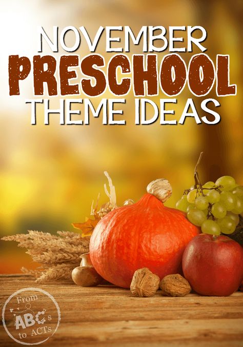 There is so much more to November than just Thanksgiving and this list of November preschool themes has so many fun ideas to get you started! Nov Preschool Themes, November Toddler Themes Lesson Plans, November Curriculum Themes, Preschool Themes November, November School Themes, Monthly Preschool Themes, September Storytime Themes, November Prek Themes, November Preschool Themes Ideas