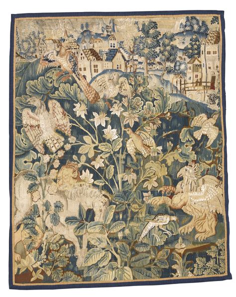 (#217) A Flemish 'Feuilles de Choux' tapestry fragment, probably Oudenarde circa 1600 Antique Tapestry, Medieval Tapestry, Art Old, Antique Textiles, Shirts Design, Gothic Art, Tattoo Inspo, Tapestry Design, Textile Patterns