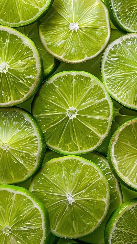 Premium Photo | Lime Slices pattern background simple wallpaper high definition photography High Definition Photography, Lime Aesthetic Wallpaper, Lime Green Aesthetic, Lemon Texture, Lime Aesthetic, Lime Background, Lime Green Wallpaper, Lime Wallpaper, Cool Lime