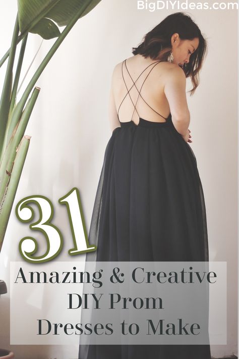 Homemade Prom Dress Diy, Transforming Dress Diy, Diy Prom Dresses, Prom Dress Pattern Sewing, Diy Formal Dress, Simple Tulle Dress, Diy Prom Dress Pattern, Light Prom Dress, Diy Infinity Dress