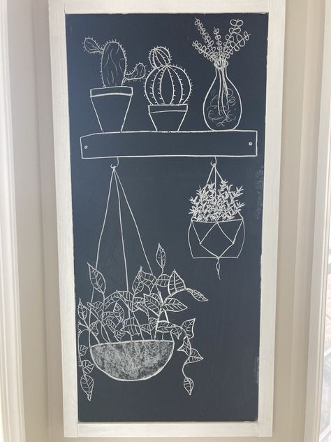 Chalkboard Designs Doodles, Chalkboard Wall Art Kitchen, Cool Chalkboard Wall Art, Chalkboard Ideas Spring, Cute Chalk Wall Ideas, May Blackboard Ideas, Decorative Chalkboard Ideas, Chalk Art Board, 70s Chalkboard Art