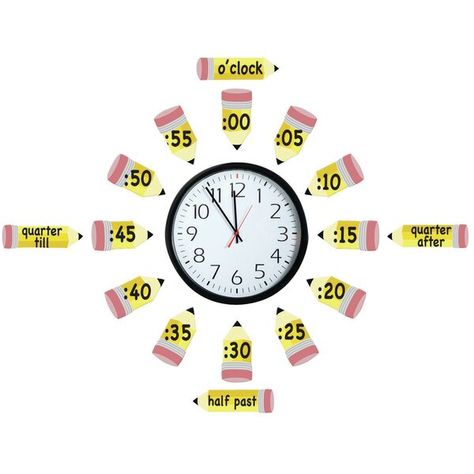 Blank Clock, Classroom Clock, Telling Time Practice, Summer Bulletin Boards, Clock Labels, Dry Erase Board Calendar, Content Words, Dry Erase Calendar, Bulletin Board Sets