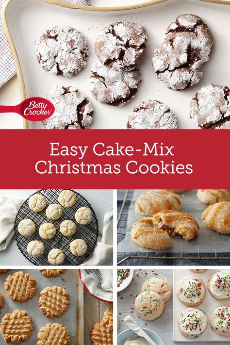 Betty Crocker Cake Mix Cookies, Betty Crocker Cake Mix Recipes, Betty Crocker Sugar Cookie Mix, Betty Crocker Cookie Mix, Lemon Cake Mix Recipe, Betty Crocker Cookies, Betty Crocker Sugar Cookies, Betty Crocker Cake Mix, Betty Crocker Cake