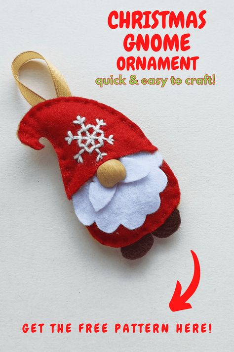 Diy Felt Christmas Ornaments, Christmas Sewing Projects, Felt Crafts Christmas, Felt Christmas Decorations, Cute Diy, Holiday Crafts Christmas, Felt Christmas Ornaments, Christmas Ornaments Homemade, Fabric Christmas Ornaments