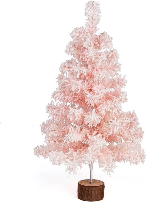 Amazon.com: CCINEE Table Top Pink Artificial Christmas Tree, 2 Ft Small Mini Pink Xmas Tree with Flocking Snow Frost and Plastic Stand for Porch Coffee Table Centerpiece Arrangements Home Office Holiday Decor : Home & Kitchen Pink Christmas Tablescapes, Porch Coffee Table, Office Holiday Decor, Pink Xmas Tree, Centerpiece Arrangements, Coffee Table Centerpiece, Green Xmas, Flocked Trees, Coffee Table Centerpieces