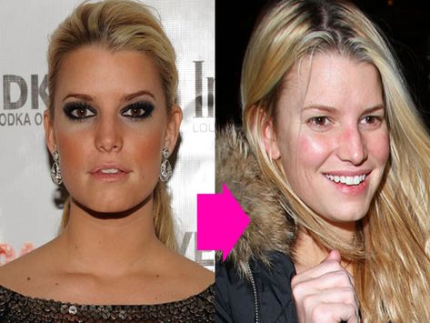 Jessica Simpson Without Makeup Jessica Simpson Makeup, Tan Before And After, Jessica Simpson Hair, Long Bob Cuts, Jessica Simpson Style, German Model, New Hair Trends, Beauty Makeover, Patrick Demarchelier