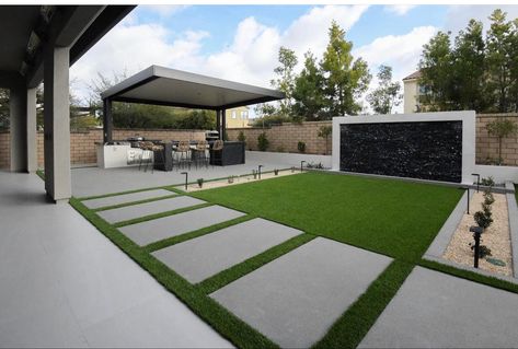 Backyard Turf, Backyard Outdoor Kitchen, Arizona Backyard Landscaping, Turf Backyard, Diy Backyard Fence, Backyard Upgrades, Arizona Backyard, Backyard Layout, Pavers Backyard