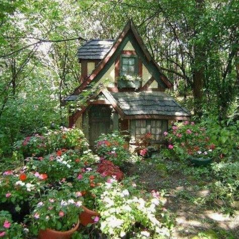 Cottagecore Life, Cottagecore House, Cottage Aesthetic, Fairytale Cottage, Surrounded By Flowers, Theme Nature, House Aesthetic, Architecture Model Making, Cottage In The Woods