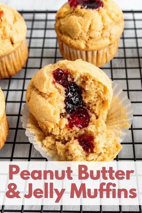 Jiffy Jalapeno Cornbread, Peanut Butter And Jelly Muffins, Jelly Muffins, Sweet And Savory Breakfast, Popular Breakfast Recipes, Peanut Butter Muffins, Weeknight Recipes, Cornbread Muffins, Peanut Butter And Jelly