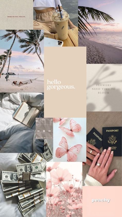 Pink Money Aesthetic Wallpaper Iphone, Aesthetic Manifestation Wallpaper Pink, Travel Aesthetic Pictures For Wall Collage, Pink Money Aesthetic Wallpaper, Save Money Wallpaper Aesthetic, Money Wallpaper Iphone Aesthetic, Manifestation Wallpaper Iphone Aesthetic, Butterfly Lockscreen Aesthetic, Money Lockscreen