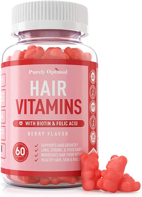 Faster Hair Growth, Stop Hair Breakage, Quick Hair, Hair Supplements, Gummy Vitamins, Fast Hairstyles, Vitamins For Skin, Grow Hair Faster, Hair Growth Faster