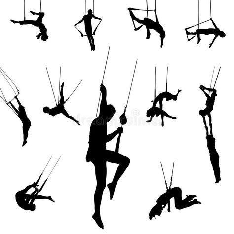 Vector trapeze dancers. High detail vector illustration of trapeze dancers. Addi , #Aff, #detail, #vector, #illustration, #High, #Vector #ad Trapeze Circus, Circus Tattoo, Sports Facility Architecture, Circus Illustration, Sports Facility, Ap Drawing, Trapeze Artist, Dancer Silhouette, Tatoo Inspiration