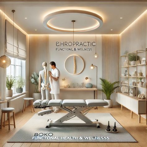 Cool Doctors Office, Zen Medical Office, Chiropractic Clinic Interior Design, Modern Chiropractic Office Design, Consultation Room Interior Design, Health Clinic Interior Design, Modern Medical Office Design, Doctor Office Waiting Room, Clinic Decoration