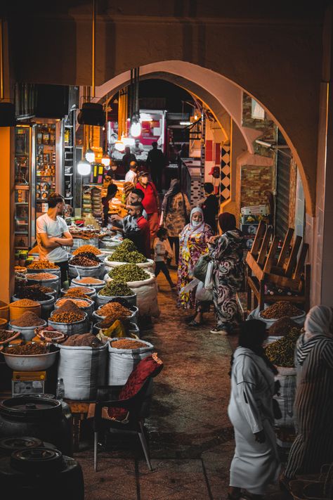 Even at night the streets Moroccans are still interacting and shopping :) #Meknes #Morocco Morocco At Night, Arab Night, Morroco Aesthetic, Meknes Morocco, Riverside Market, Moroccan Market, European Bucket List, Moroccan Nights, Morocco Aesthetic