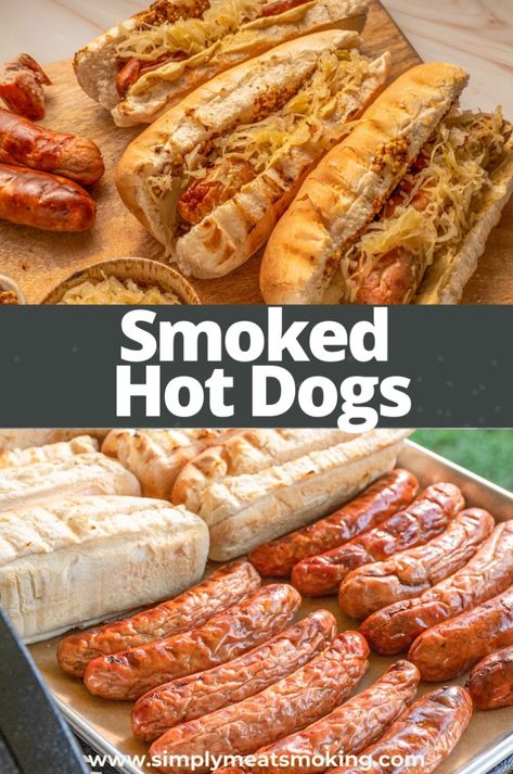 These smoked hot dogs are a must-try for any grilling enthusiast. Made on a Traeger smoker, these hot dogs are packed with flavor and can be customized with your favorite toppings. Whether you like them with bacon, cheese, or just a touch of mustard, these smoked hot dogs are perfect for any occasion. Tap to see the recipe for smoked hot dogs Smoked Hot Dogs, Hot Dog Relish, Hot Dog Toppings, Pellet Grills Smokers, Grilled Peppers, Summer Cookout, Grilling Sides, Beef Hot Dogs, Pellet Grill Recipes