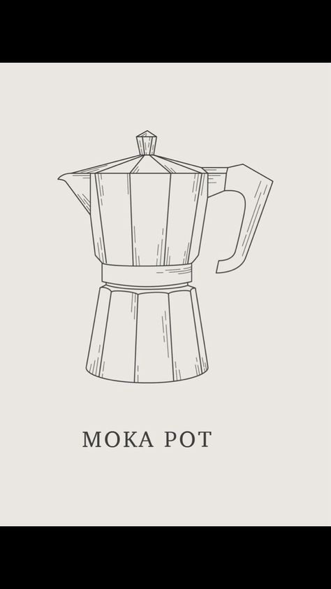 Moka Pot Tattoo, Coffee Pot Tattoo, Tattoo Off, Coffee Infographic, Native Tattoos, Coffee Tattoos, Coffee Drawing, Moka Pot, Coffee Store