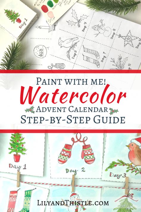 Light The World, Watercolor Light, Paint With Me, Step By Step Watercolor, Learn Watercolor, Craft Christmas, Watercolor Projects, Meaning Of Christmas, Christmas Material