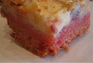 Strawberry Ooey Gooey Butter Cake Gooey Butter Cake Recipe, Ooey Gooey Cake, Magazine Publication, Ooey Gooey Butter Cake, Butter Cakes, Gooey Cake, Strawberry Butter, Cake Mix Desserts, Gooey Butter