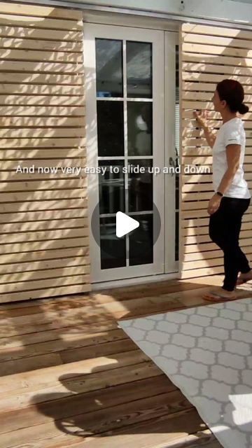 E R I K A on Instagram: "DIY wooden shutter 
So many of you have been asking me over the past few days how I made these wooden shutters. 
Here is a quick guide in 30 seconds. 

Do you have any questions?? Then just ask... 

It's so easy.. 
Musik Harry Styles As It was

#selbstgemacht #diy #diyvideo #newreels #newreel #diyreel #shutter #summer #selbstistdiefrau #sonnenschutz #diyhomedecor #diyinspiration #handmade #manual #diyideas #selfmade #kreativsein #wooden #woodendoor #interior #woodenlove #beforeandafter #patiodecor #patiodesign 
@thornior @querendodecorar @myinterior @thespruceofficial @apartmenttherapy @home.interior1 @perfect.homess" Shutters Diy, Harry Styles As It Was, Window Shutters Exterior, Diy Shutters, Wooden Shutters, Shutters Exterior, Window Shutters, Sliding Windows, Instagram Diy