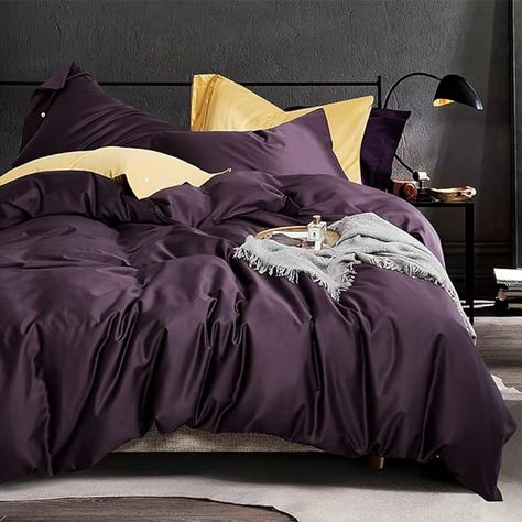 Dark Purple Comforter, Dark Purple Bedding, Purple Comforter Set, Purple Comforter, Purple Duvet, Boho Bedding Sets, Purple Duvet Cover, Boho Duvet Cover, Purple Bedrooms