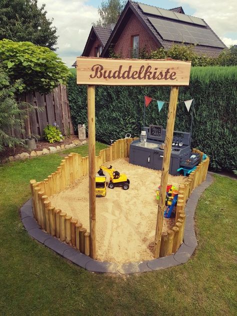 Kids Backyard Playground, Kids Backyard, Play Area Backyard, Backyard Kids Play Area, Sand Pit, Outdoor Play Areas, Diy Playground, Kids Outdoor Play, Backyard Playground