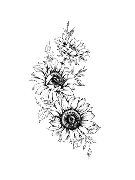 Small Sunflower Tattoos, Sunflower Foot Tattoos, Aesthetic Tattoo Ideas, Hip Thigh Tattoos, 20 Aesthetic, Western Tattoos, Small Sunflower, Muster Tattoos, Hip Tattoos Women