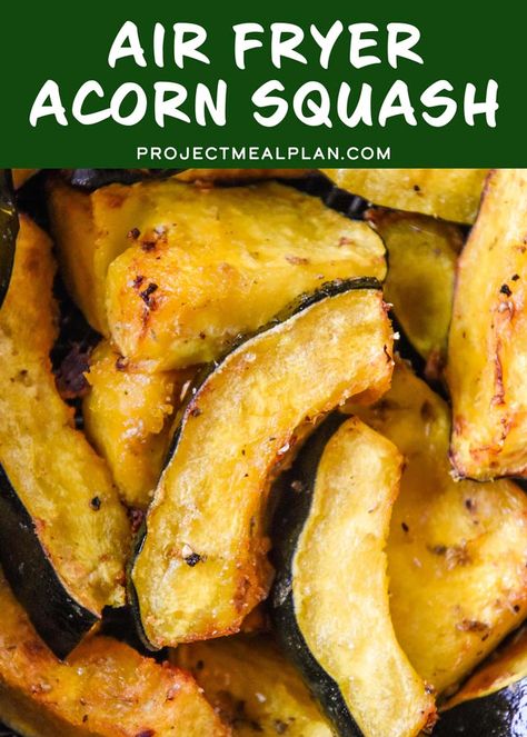 Air Fryer Acorn Squash, Savory Seasoning, Air Fryer Recipes Breakfast, Whole30 Dinner Recipes, Acorn Squash Recipes, Pot Recipes Healthy, Squash Recipe, Acorn Squash, Air Fryer Recipes Easy