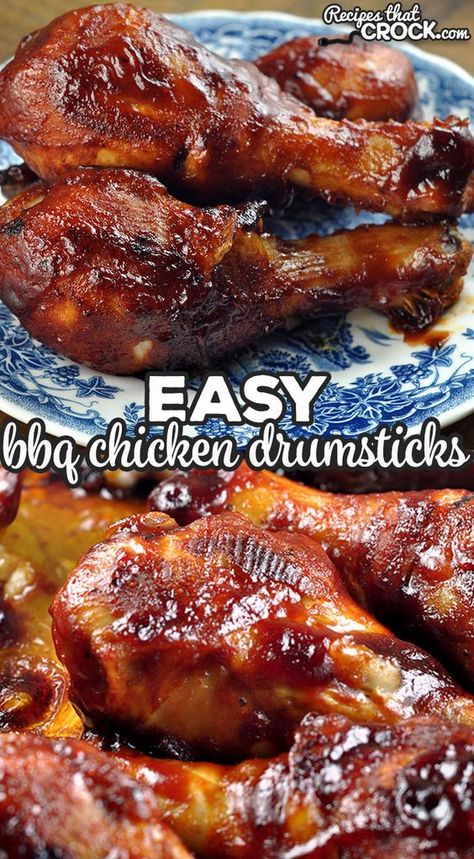 Looking for a tried and true recipe that gives you delicious and juicy drumsticks? Check out this Easy BBQ Chicken Drumsticks recipe! Oh my yum! Easy Baked Bbq Chicken Drumsticks, Oven Barbecue Chicken Legs Recipe, Bbq Chicken Drumsticks Marinade, Rotisserie Chicken Drumsticks, Recipe Using Chicken Drumsticks, Bbq Chicken In Oven Drumsticks, Recipe For Drumsticks In Oven, Oven Baked Barbecue Chicken Drumsticks, Sticky Bbq Chicken Drumsticks