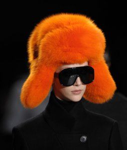 Do I need to say about this? You're ALL thinking what I'm thinking aren't you? You NEED one of these don't you? This one is from Michael Kors. I think we could start a new trend. And here's a free faux fur trapper hat pattern you could use: http://seekatesew.blogspot.com/2012/10/faux-fur-trapper-hat-free-pattern.html from See Kate Sew.....you know you want one....heck, I want one and it's currently 80 degrees plus here in Phoenix already. I'll shut up now.....Bowie Hair Hat!! Michael Kors Fall, Orange Hats, Fabulous Furs, Orange Is The New, Orange Crush, Orange Is The New Black, Fur Hat, Orange Fashion, Fur Fashion