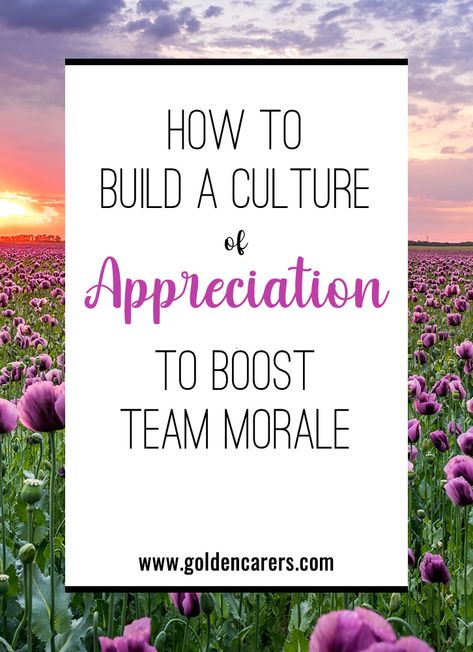 Improve Team Morale, Moral Boosters At Work Team Building, Ideas To Boost Staff Morale, Boosting Employee Morale Ideas, Boost Staff Morale Nurses, Work Team Meeting Ideas, Ways To Appreciate Employees, How To Boost Employee Morale, Team Recognition Board