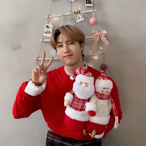 #han #jisung #icon #christmas #pfp Skz Christmas Selca, Straykids Christmas Icons, Kpop Xmas, Skz Christmas, Han Pics, Stray Kids Christmas, Leeknow Jeongin, Kpop Christmas, Pop Christmas