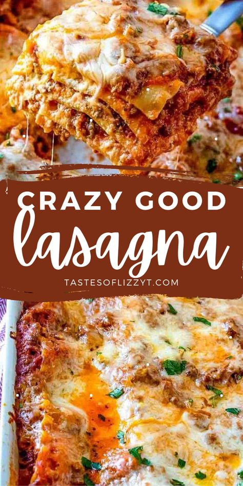 Best Lasagna Recipe, Easy Lasagna Recipe, Homemade Lasagna, Easy Casserole Recipes, Goulash, Food Blogs, Lasagna Recipe, Easy Casserole, Casserole Dish