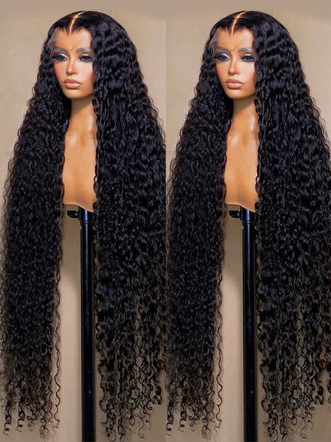 Lace Front Wigs Curly, Wigs Deep Wave, Wigs Curly, Frontal Wig Hairstyles, Lace Frontal Wigs, Frontal Hairstyles, Curly Human Hair Wig, Front Lace Wigs Human Hair, Human Hair Lace Wigs