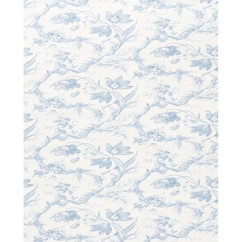 Schumacher Toile De Fleurs 33' L x 27.5" W Roll | Perigold Blue And White Wallpaper, Baby Blue Wallpaper, Ogee Pattern, Toile Wallpaper, Toile Pattern, Widget Design, Blue Toile, Copper Plate, W Wallpaper