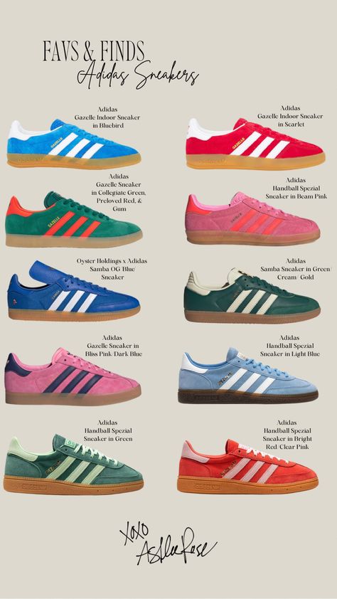 Shop adidas Originals Gazelle Indoor in … and other curated products on LTK, the easiest way to shop everything from your favorite creators. Colorful Adidas, Hello 40, Sneakers 2024, Bright Sneakers, Looks Adidas, Adidas Outfit Shoes, Back To School Shoes, Adidas Originals Gazelle, Trendy Shoes Sneakers