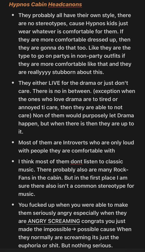 Pjo Shifting Visuals, Hypnos Cabin Headcanons, Hypnos Percy Jackson, Children Of Hypnos Aesthetic, Children Of Hades Headcanons, Hephaestus Cabin Headcanons, Percy Jackson Cabin Headcanons, Hades Cabin Headcanons, Cabin 15 Aesthetic