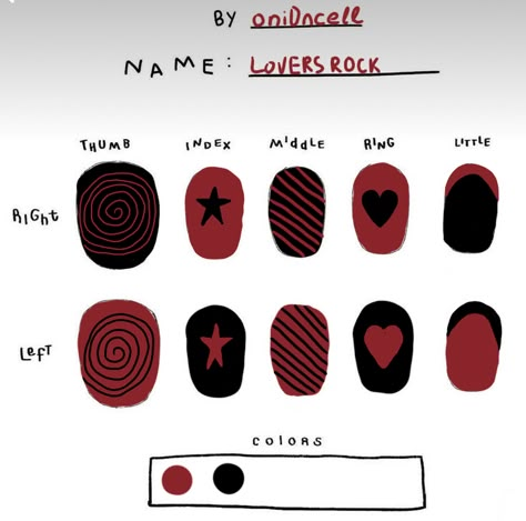 Nails french tip Red Creative Nails, Cigarettesaftersex Band Nails, Red Black Nails Ideas, Black Nails Red French Tip, Tv Girl Inspired Nails, Tv Girl Nails Idea, Black Red Nails Ideas, Nail Ideas Drawings, Nails Ideas Red And Black