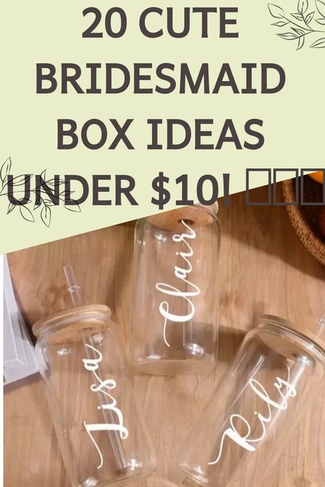 If you're searching for inexpensive ideas to ask your bridesmaids to be a part of your wedding, take a look at our collection of unique and meaningful gift options that cost less than $10. Our list is filled with affordable and creative treats that will make your bridesmaids feel special and appreciated. So, surprise them with one of these budget-friendly proposal boxes! Asking Someone To Be Bridesmaid, Creative Bridal Party Proposals, How To Ask Someone To Be Your Bridesmaid Ideas, Gifts For The Bridesmaids, Brideposal Boxes, Asking Bridesmaids To Be In Wedding Diy Cheap, Bridesmaid Proposal Cheap Diy, Bridesmaid Asking Ideas Diy, Diy Bridemaids Proposals