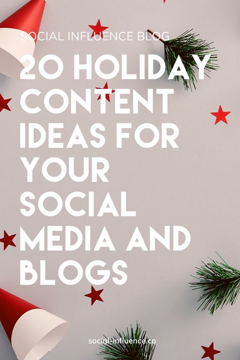 20 Holiday Content Ideas for Your Social Media and Blogs - Social Influence Web and Digital Lab Christmas Games For Social Media, Holiday Social Media Engagement Posts, Holiday Instagram Post Ideas, Christmas Social Media Games, New Years Social Media Post Ideas, 12 Days Of Christmas Social Media Ideas, Social Media Advent Calendar, New Year Campaign Ideas, Social Media Christmas Post Ideas