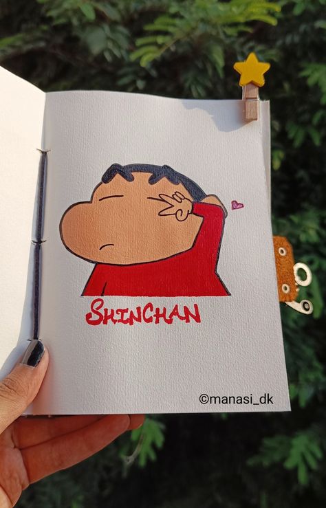 Acrylic painting of Shin Chan. Follow for such more colorful pins 📌. #shinchan #drawing #latest #acrylicpaint #kids #easy #painting #latest #printrest #art #artinspiration #design #kids #sketches #designideas #artwork #artist #artdrawing #pencilart #justdraw #drawoftheday #followformore Shin Chan Drawings, Shin Chan Painting, Sinchan Drawing Sketches, Shinchan Bookmarks, Shinchan Drawing Sketch, Drawing Of Shinchan, Shinchan Doodle Art, Shinchan Drawing Easy, Cute Shinchan Drawing