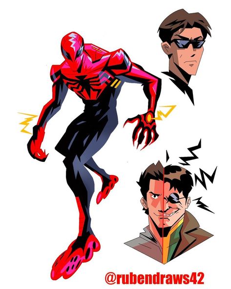 Spiderman Redesign, Superior Spider Man, Otto Octavius, Spiderman Girl, Superhero Comics Art, Doctor Octopus, Marvel Character Design, Pandora's Box, Spiderman Artwork