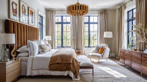 2025 Bedroom Trends for Ultimate Rest & Relaxation - Decorilla Online Interior Design Contemporary Glam Bedroom, Parisian Modern, Planting Mums, Bedroom Design Trends, Trends 2025, Online Interior Design Services, Interior Design Process, Glam Bedroom, Bedroom Trends