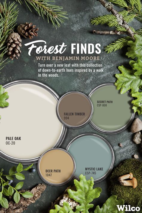 Cozy Home Color Pallete, Pacific Northwest Paint Colors, Boutique Walls Ideas, Blue Green Cream Colour Palettes, Whole House Color Palette 2024, Cottage Core Paint Colors, Colors That Go With Green, Earthy Green Paint Colors, Outside House Colors Schemes