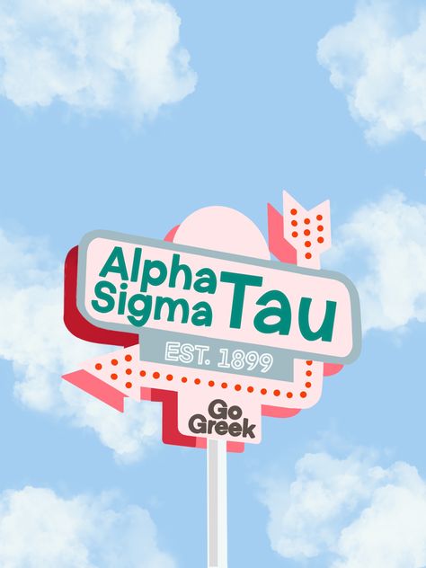 Alpha Sigma Tau Graphics, Zeta Tau Alpha Graphic, Recruitment Graphics, Big Little Canvas, Big Little Basket, Alpha Sigma Tau, Alpha Sigma, Go Greek, Big Little Gifts