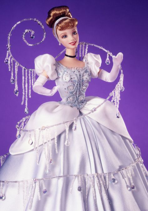 Cinderella by Lisa Temming Disney Barbie Dolls, Cinderella Doll, Disney Princess Dolls, Marie Osmond, Barbie Gowns, Im A Barbie Girl, Princesa Disney, Beautiful Barbie Dolls, Disney Dolls