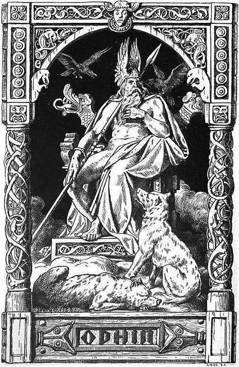 Odin Norse Mythology, Arte Viking, Art Viking, Symbole Viking, Baba Jaga, Viking Metal, Odin God, Norse Myth, Art Of Manliness