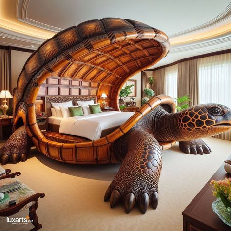 Turtle Shaped Beds 🐢🛏️ #TurtleBeds #UnderwaterDreams #WhimsicalSlumber Bring a touch of the ocean to your bedroom with Turtle Shaped Beds. These unique beds are designed to resemble adorable turtles, offering a cozy and whimsical sleeping space. Elevate your bedtime routine with Turtle Shaped Beds, where every night feels like a peaceful swim in the sea. 🌟🌊🐢 https://luxarts.net/turtle-shaped-beds/ Sea Bedroom Ideas, Castle Bedroom Kids, Weird Beds, Unusual Beds, Sea Bedrooms, Unique Bed Design, Creative Beds, Swim In The Sea, Weird Furniture