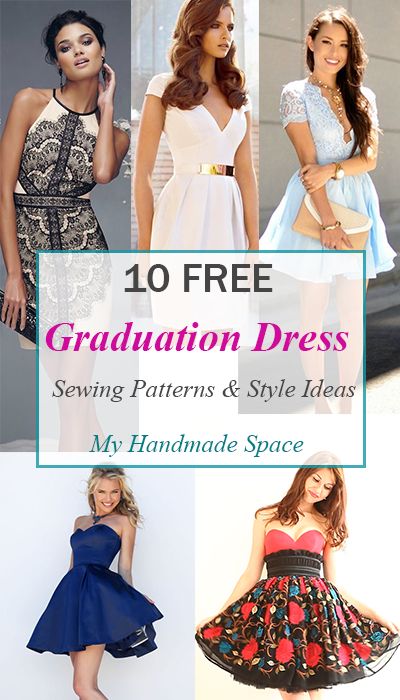 10 free graduation dress sewing patterns Sweetheart Corset, Dress Sewing Patterns Free, Sewing Patterns Free Women, Sewing Dress, Dress Patterns Free, Clothing Patterns Free, Free Dresses, Grad Dresses, Clothes Sewing Patterns